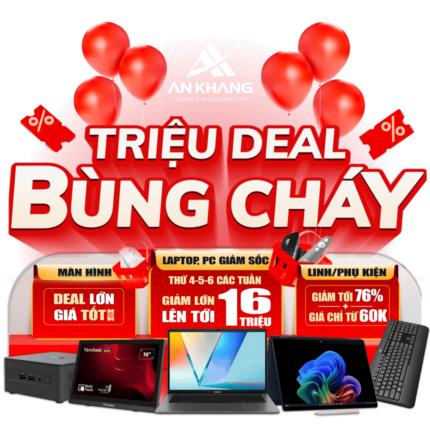 banner popup quảng cáo