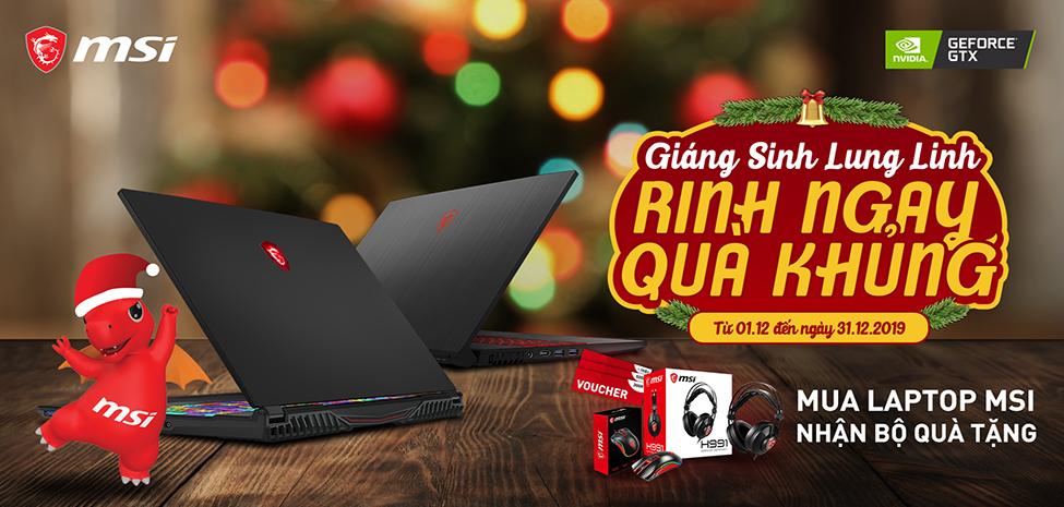 Giáng sinh ai cũng có quà cùng MSI G Serial