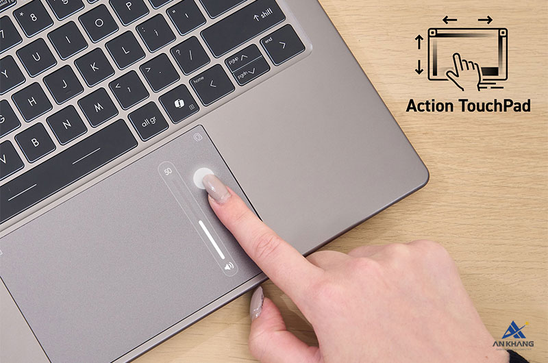 Laptop MSI Prestige năm nay trang bị touchpad lớn hơn 53% cùng nhiều cử chỉ thông minh