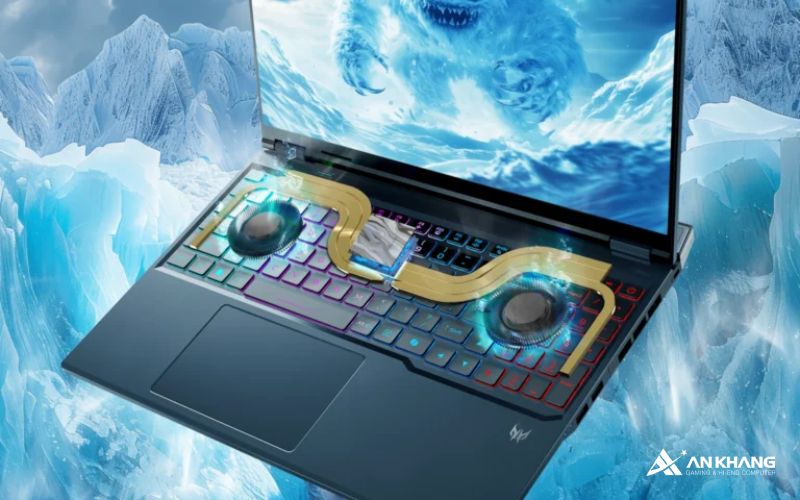 Laptop Acer Predator Helios Neo 16 trang bị công nghệ quạt AeroBlade 3D thế hệ thứ 5