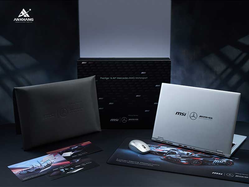 MSI Prestige 16 AI+ Mercedes-AMG Motorsport với thiết kế hiện đại, hài hòa