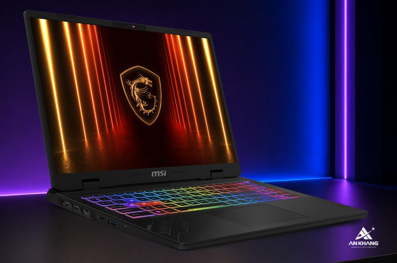 MSI Crosshair 16 HX AI D2XWFKG-036VN sở hữu bộ đôi khủng Intel Core Ultra 7 255HX và RTX 5060 thế hệ mới