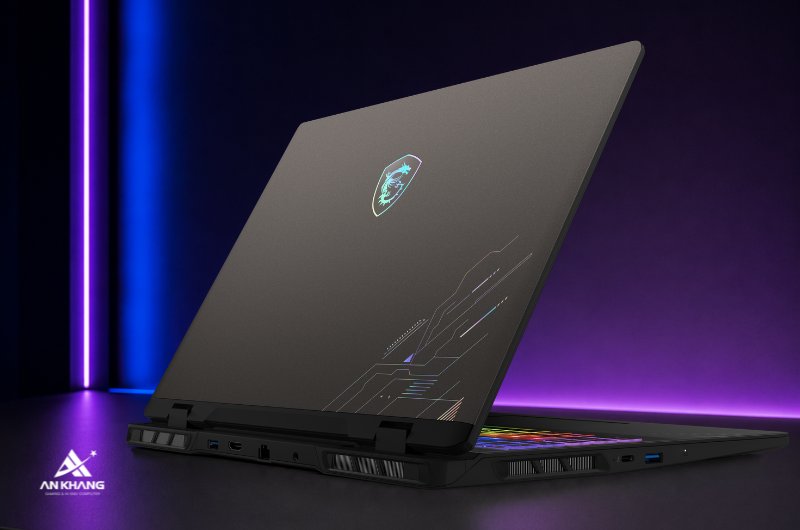 MSI Crosshair 16 HX AI D2XWFKG-036VN vẫn duy trì thiết kế tối giản đặc trưng của dòng Crosshair