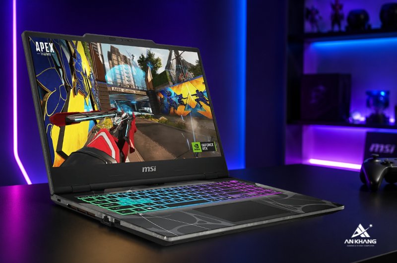 Laptop gaming MSI Cyborg 15 B13WFKG-658VN trang bị CPU Intel Core i7-13620H và card đồ họa rời NVIDIA GeForce RTX 5060
