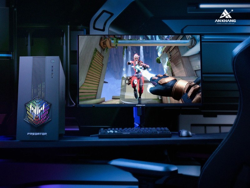 Desktop gaming Predator Orion 3000 được thiết kế nhỏ gọn và đầy mạnh mẽ