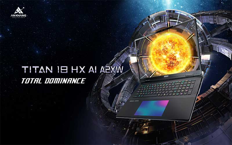 MSI Titan 18 HX được trang bị sức mạnh tối thượng
